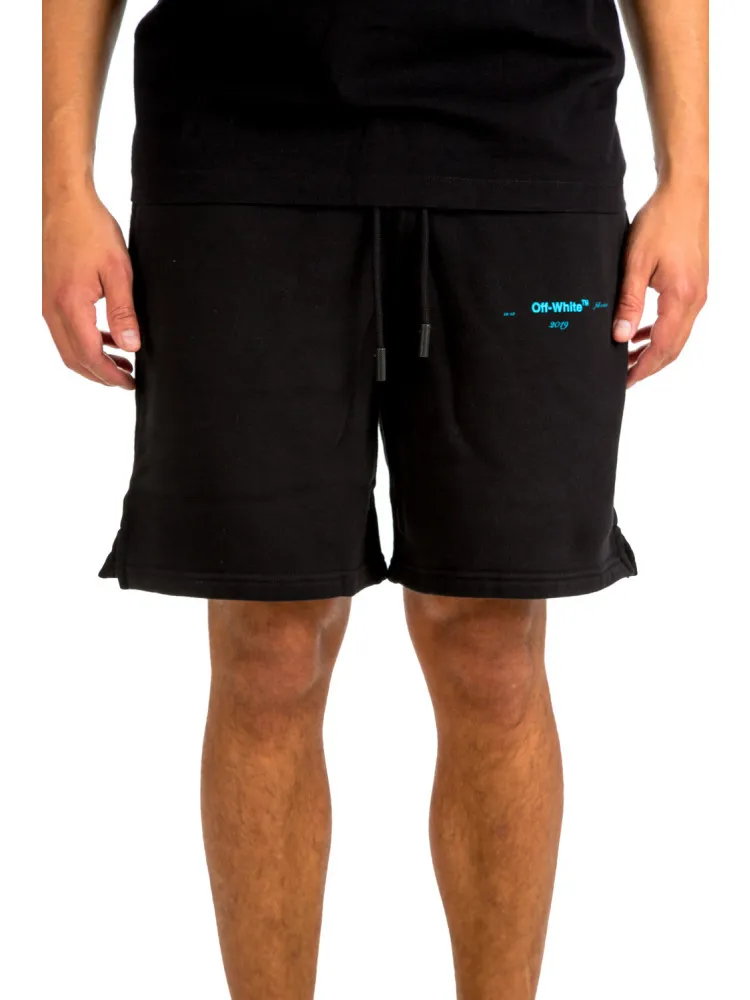 Off White Gradient Sweatshort | Credomen