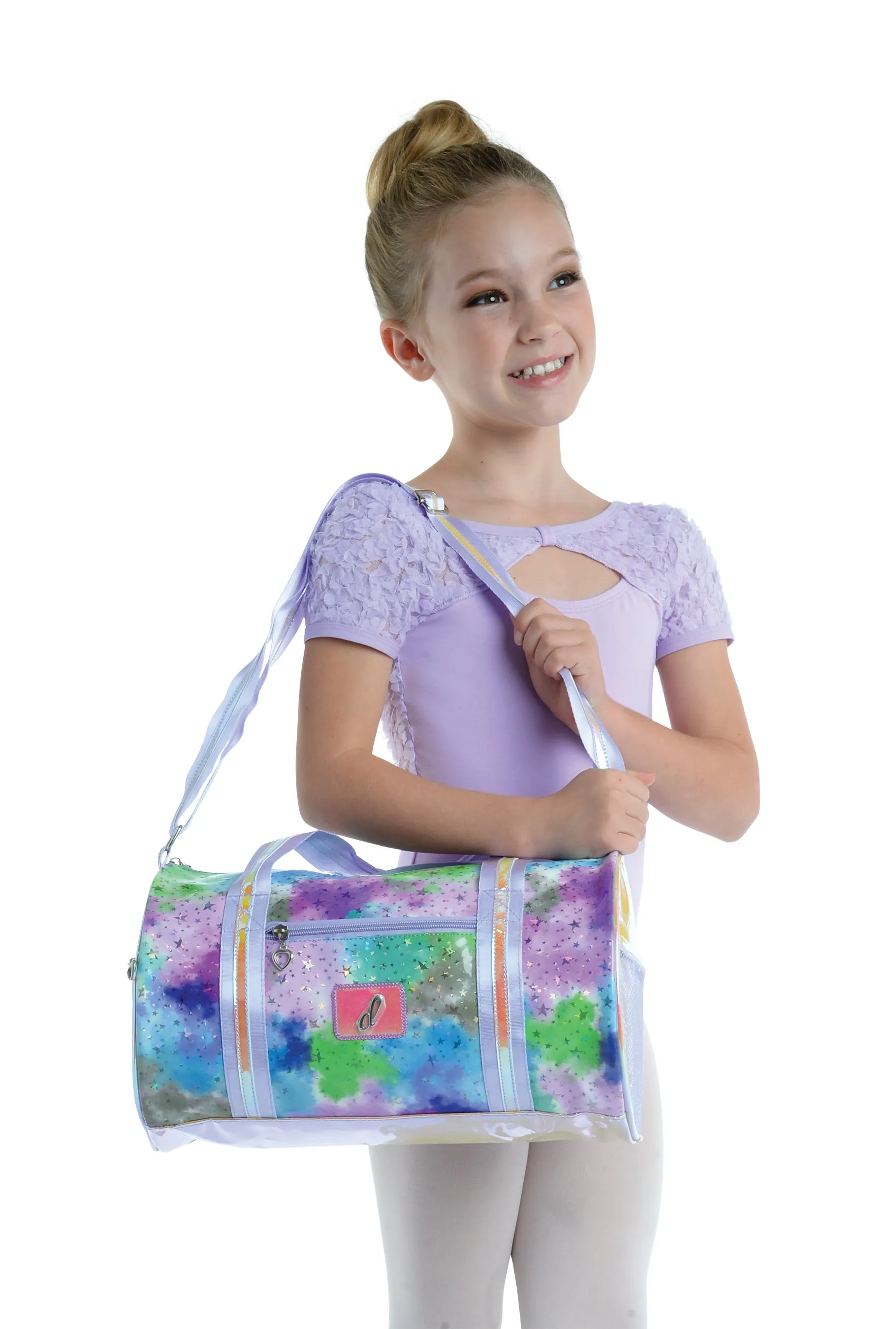 Pastel Clouds & Stars Dance Duffel