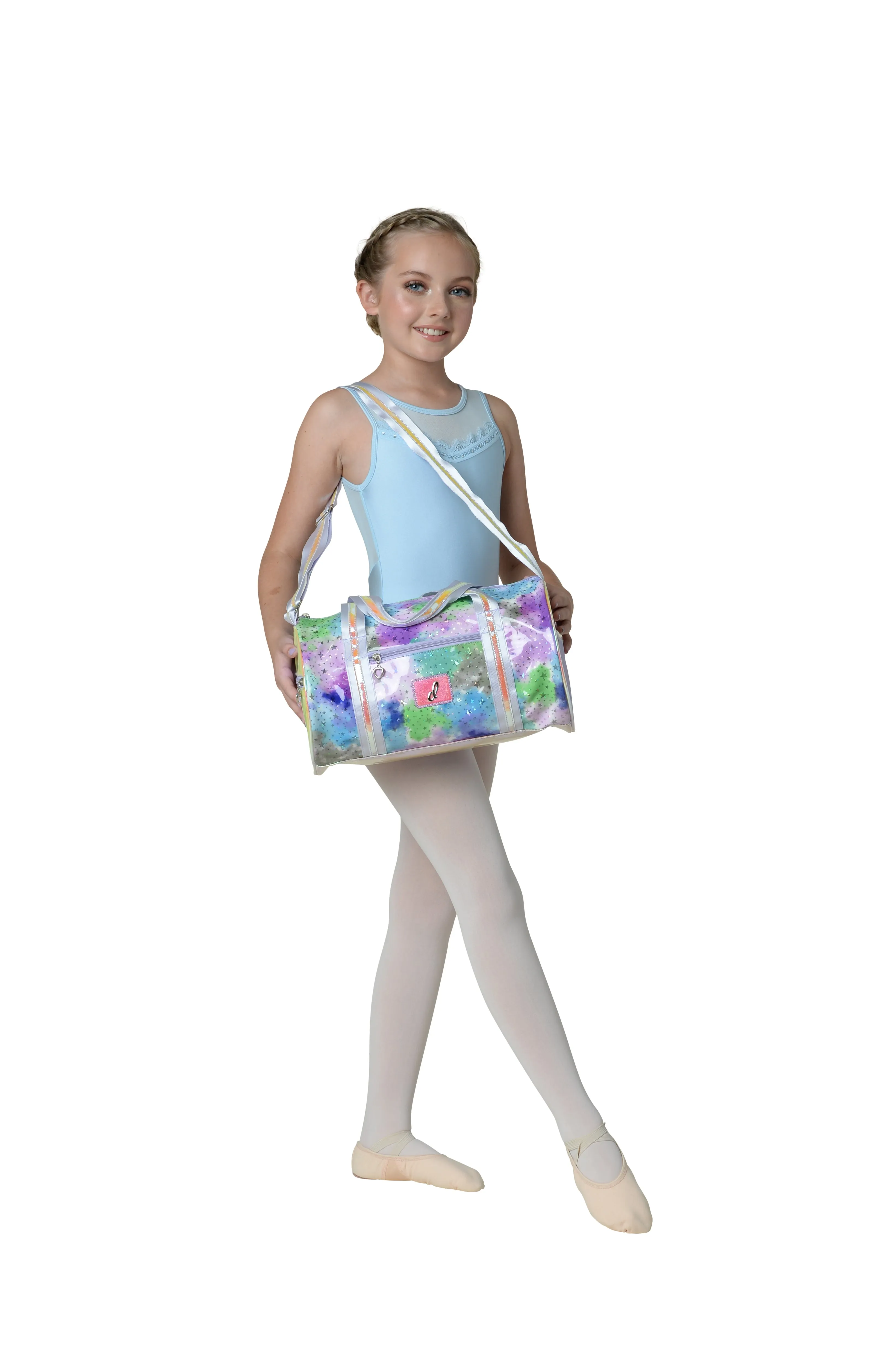 Pastel Clouds & Stars Dance Duffel