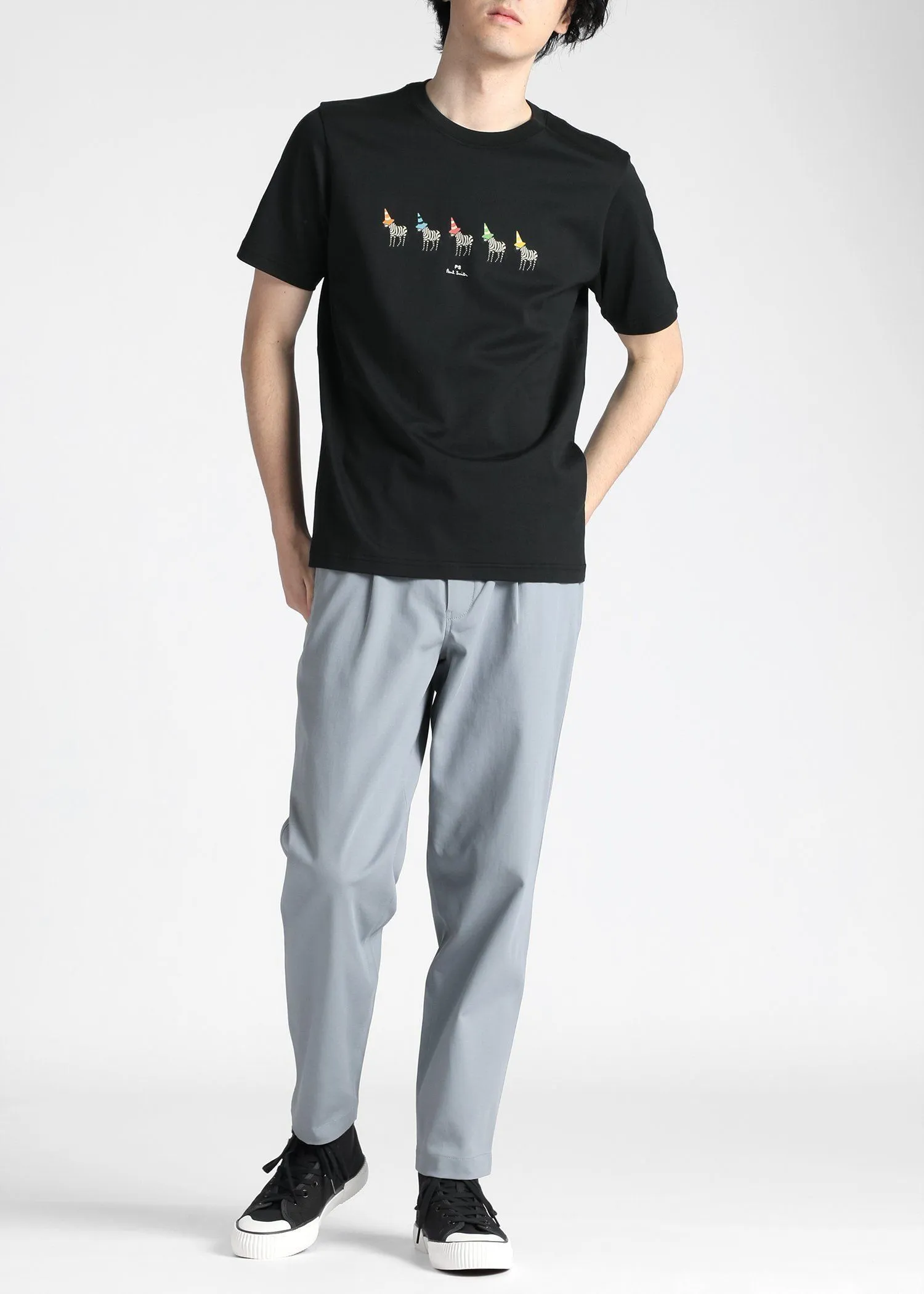 Paul Smith  |Crew Neck Cotton Short Sleeves Logo Crew Neck T-Shirts