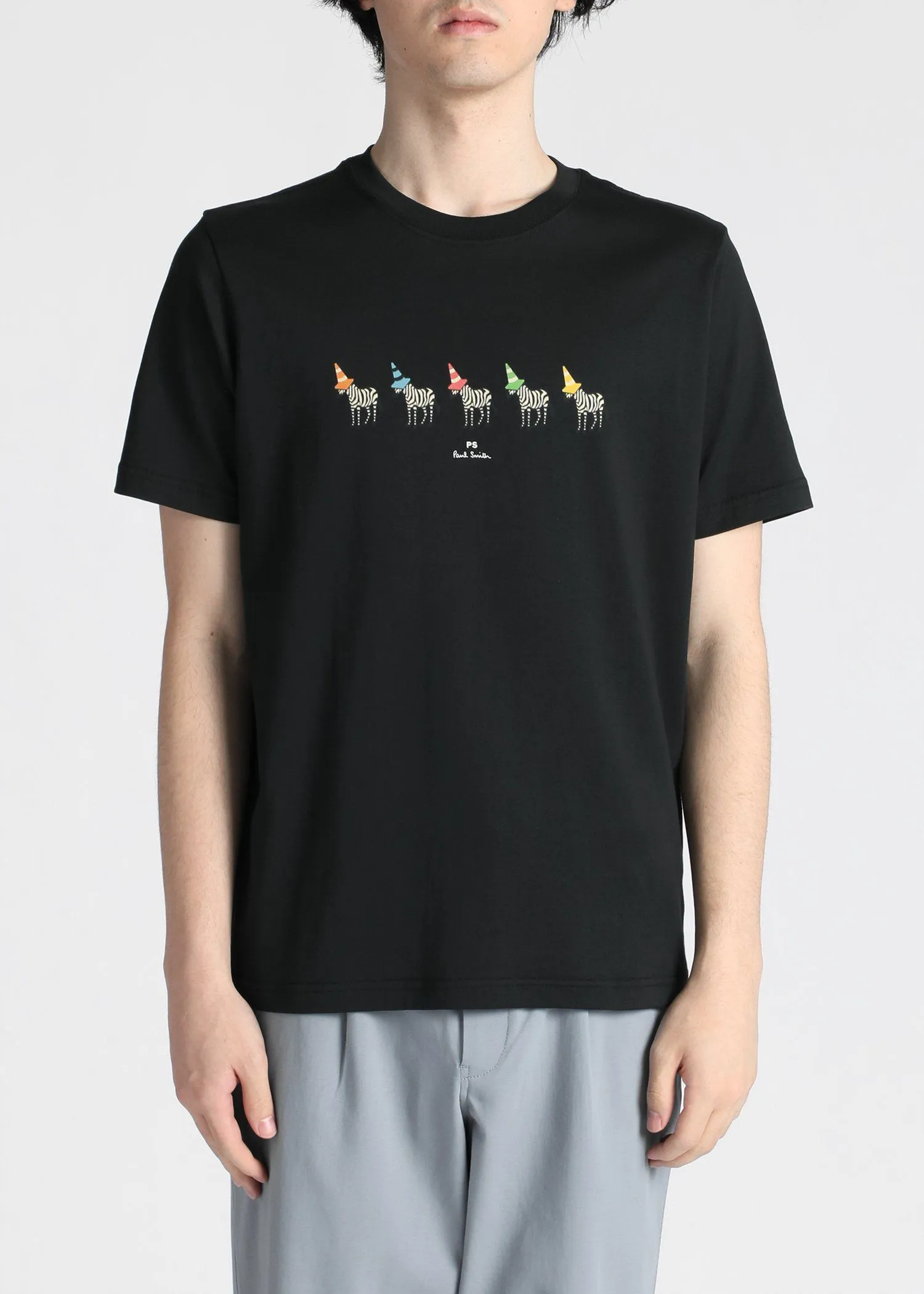 Paul Smith  |Crew Neck Cotton Short Sleeves Logo Crew Neck T-Shirts