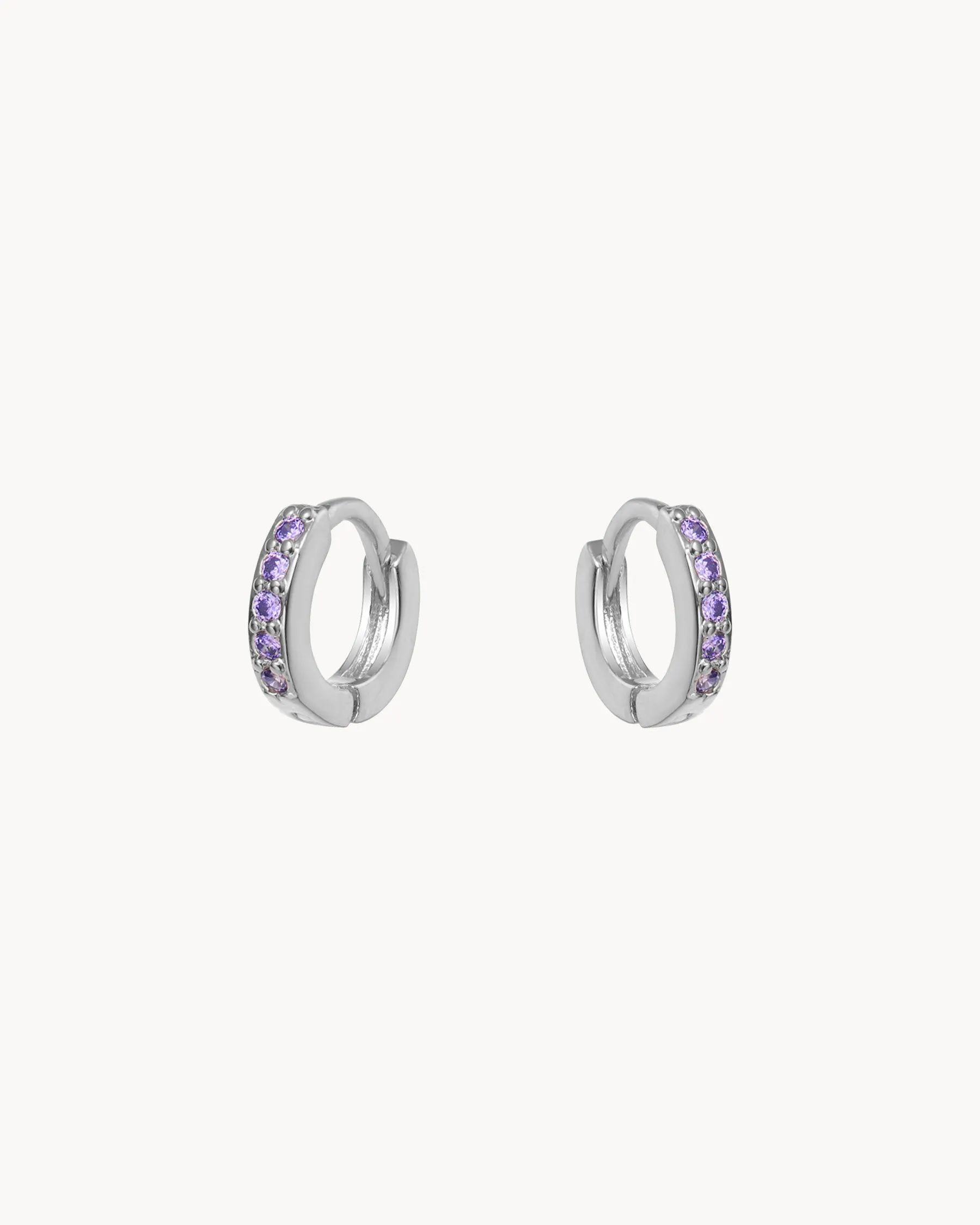 Pendientes Morado Ajustados