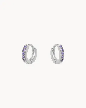 Pendientes Morado Ajustados