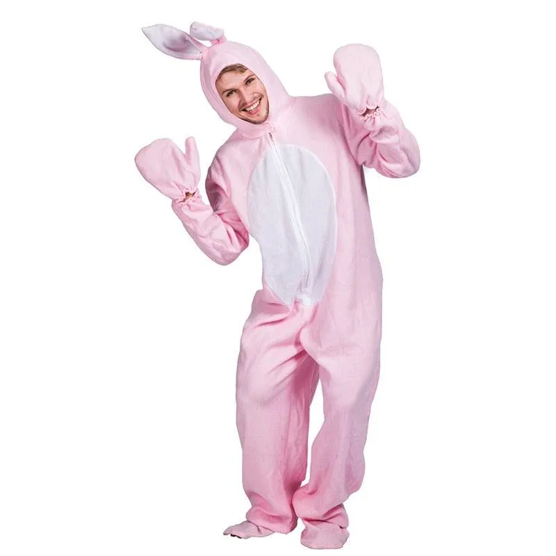 Pink Rabbit Costume Bunny Cosplay Dress Up Suit