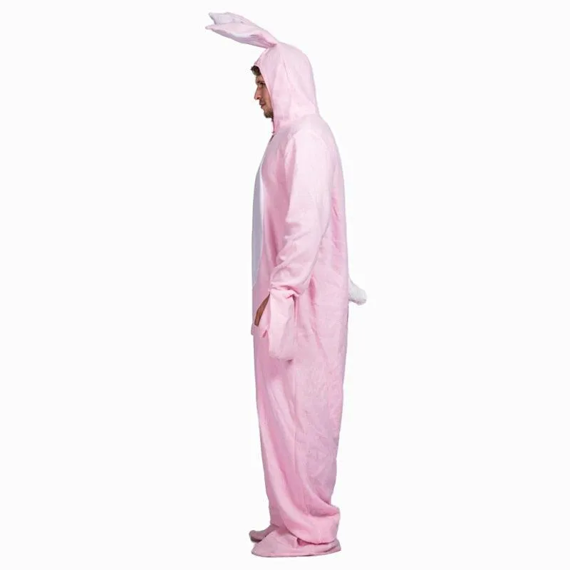 Pink Rabbit Costume Bunny Cosplay Dress Up Suit