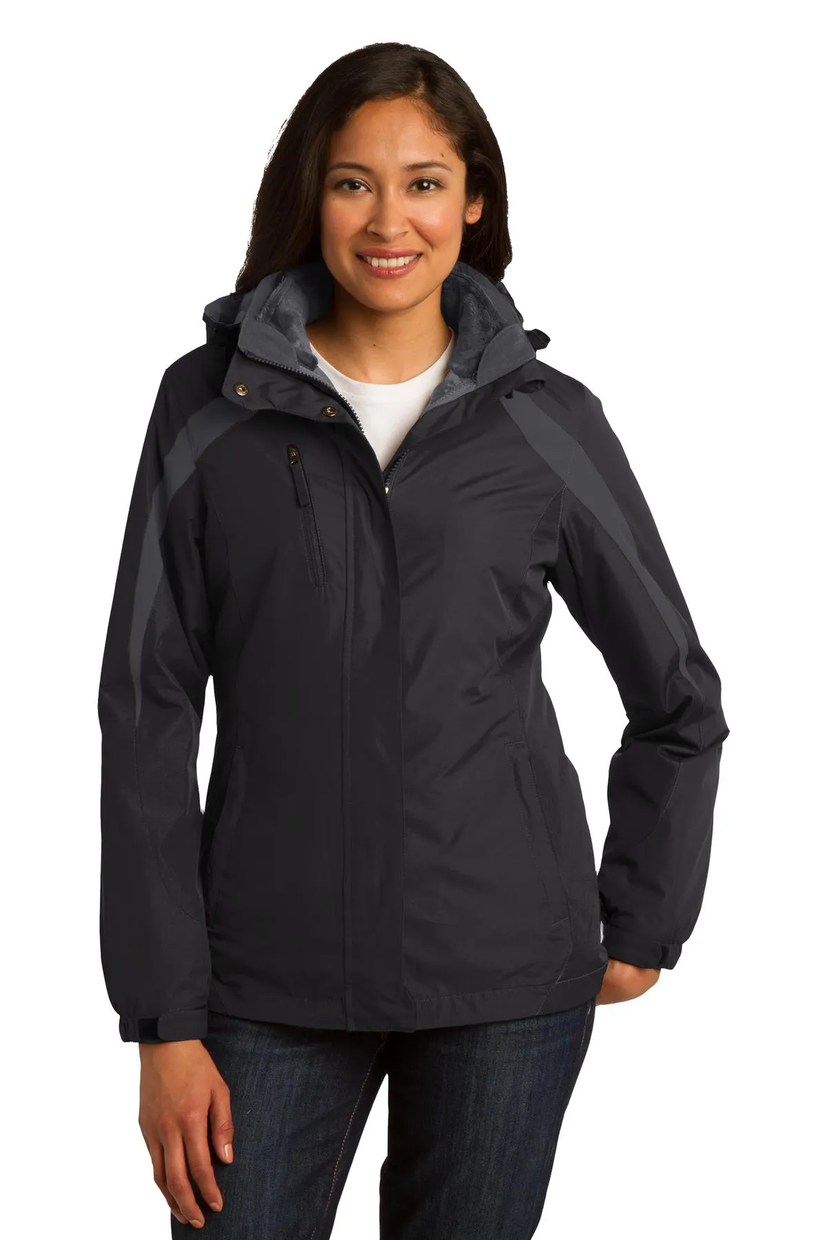 Port Authority L321 Ladies Colorblock 3-in-1 Jacket