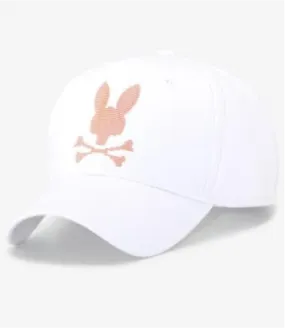 Psycho Bunny Mens Ian Baseball Cap B6A352S1HT - 100