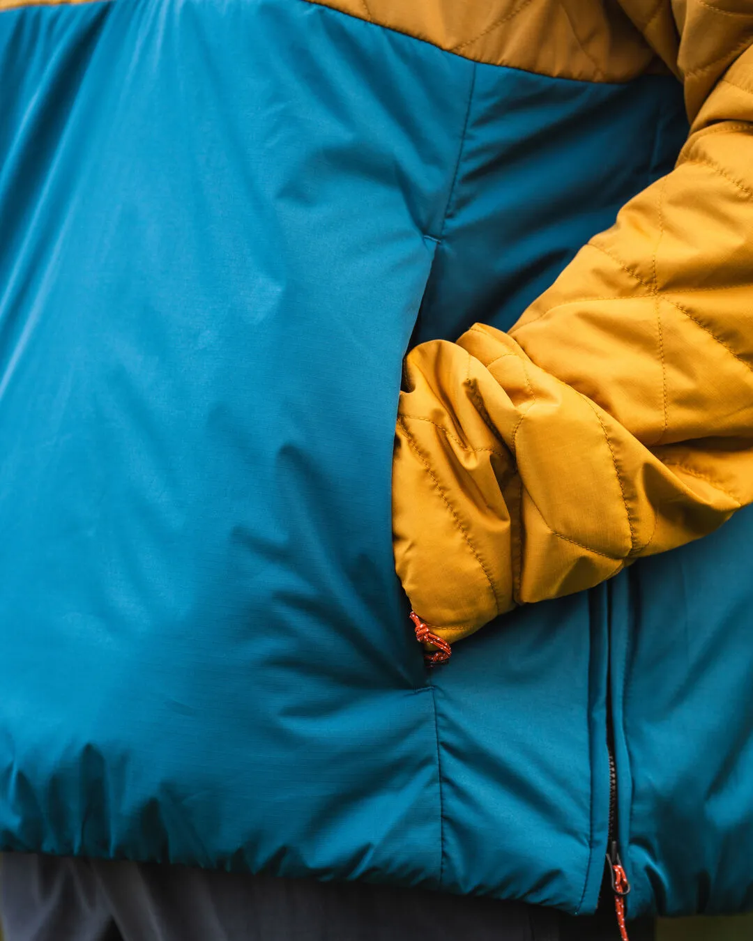 Pursue Recycled Thermore Insulated Jacket - Dusty Ochre/ Corsair Blue