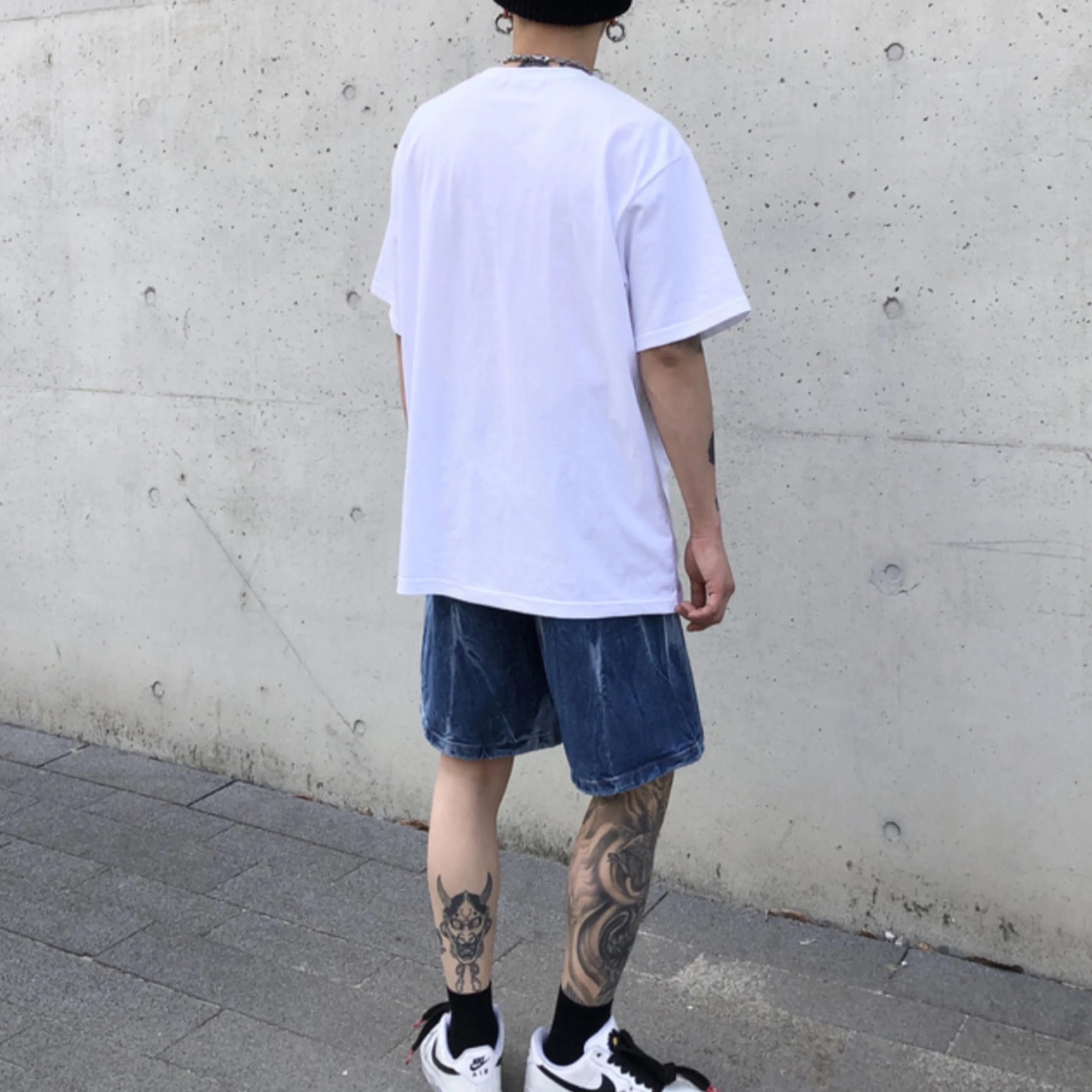 RASHOMONG  |Unisex Street Style Oversized T-Shirts