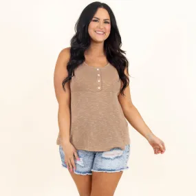 Ready To Love Top, Taupe