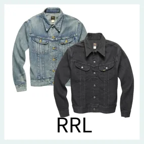 RRL  |Plain Surf Style Shirts