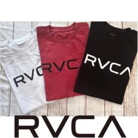 RVCA  |Unisex Street Style U-Neck Short Sleeves Logo T-Shirts