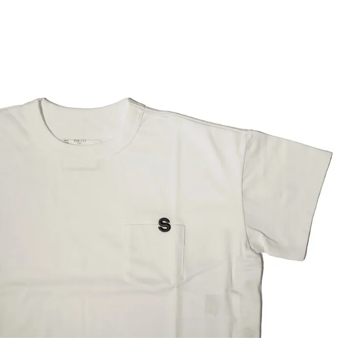 sacai  |Unisex U-Neck Plain Cotton Short Sleeves Logo Designers