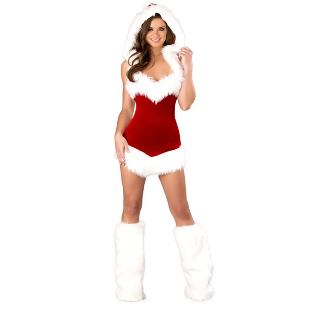 Santa Claus Costume Christmas Party Dress