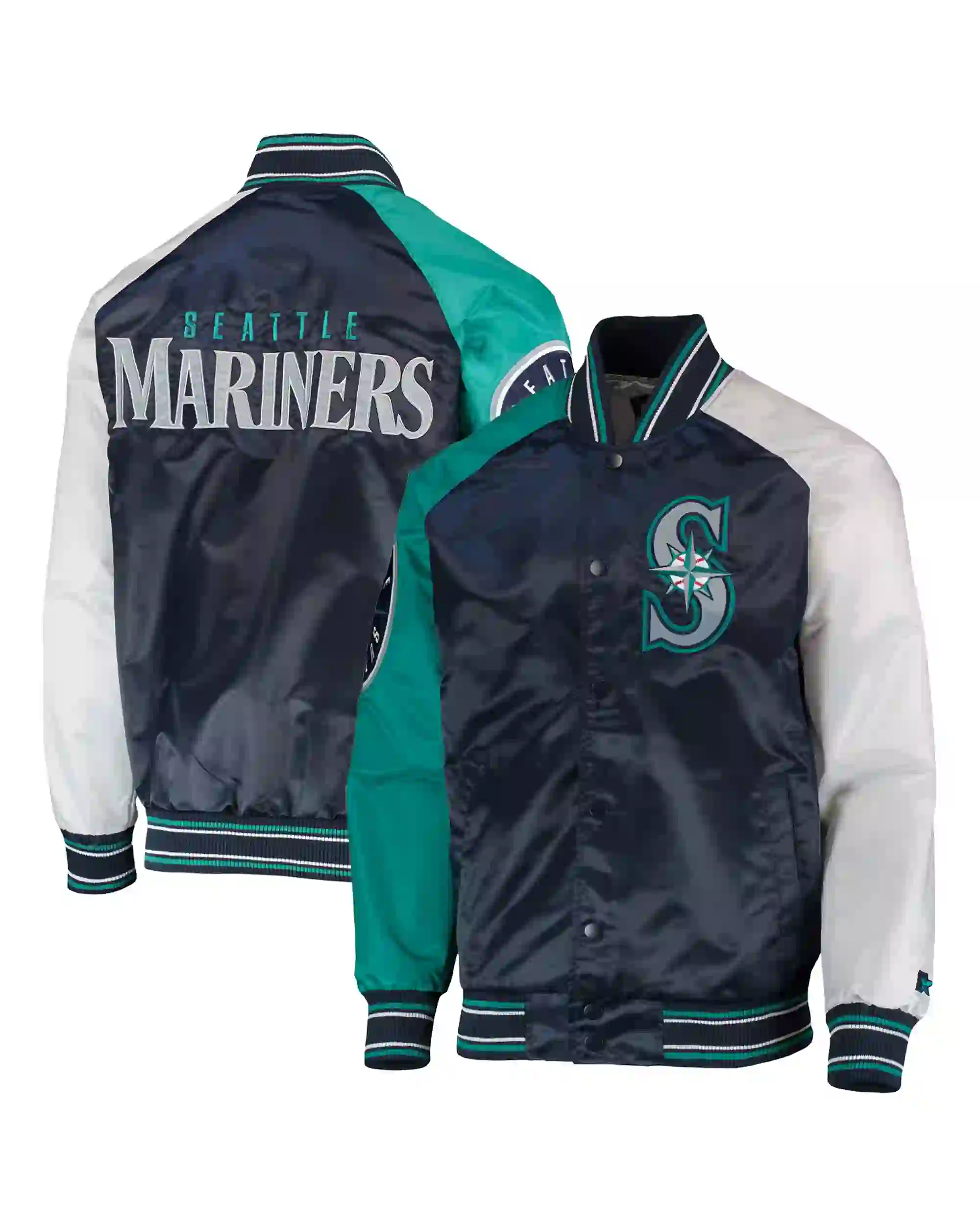 Seattle Mariners Satin Jacket - William Jacket