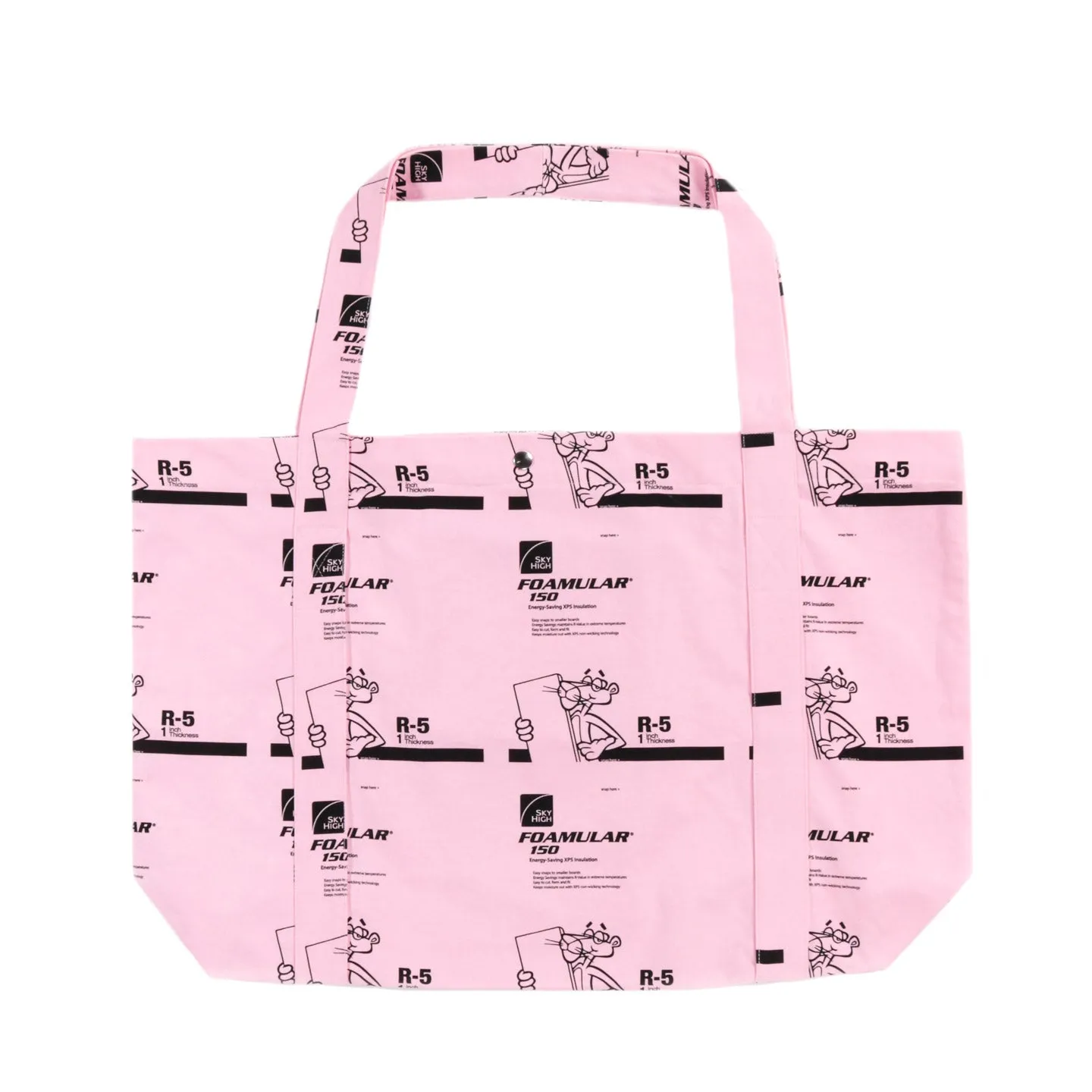 SKY HIGH FARM WORKWEAR INSULATION PRINT TOTE BAG PINK