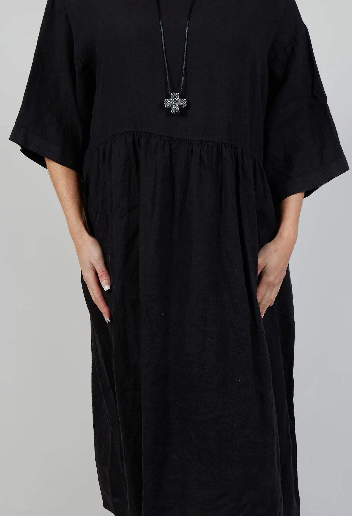 Smock Dress In Black