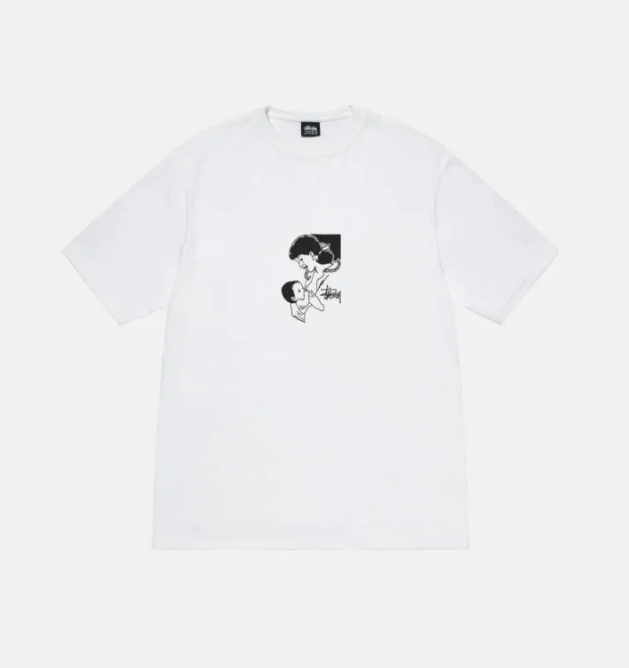 STUSSY  |Sweat Street Style Collaboration Logo Skater Style T-Shirts