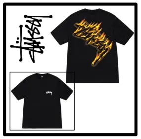 STUSSY  |Unisex Street Style Logo Skater Style T-Shirts