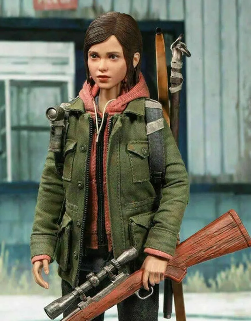 The Last Of Us Part II Ellie Jacket | Military Green Cotton Jacket | 55%OFF