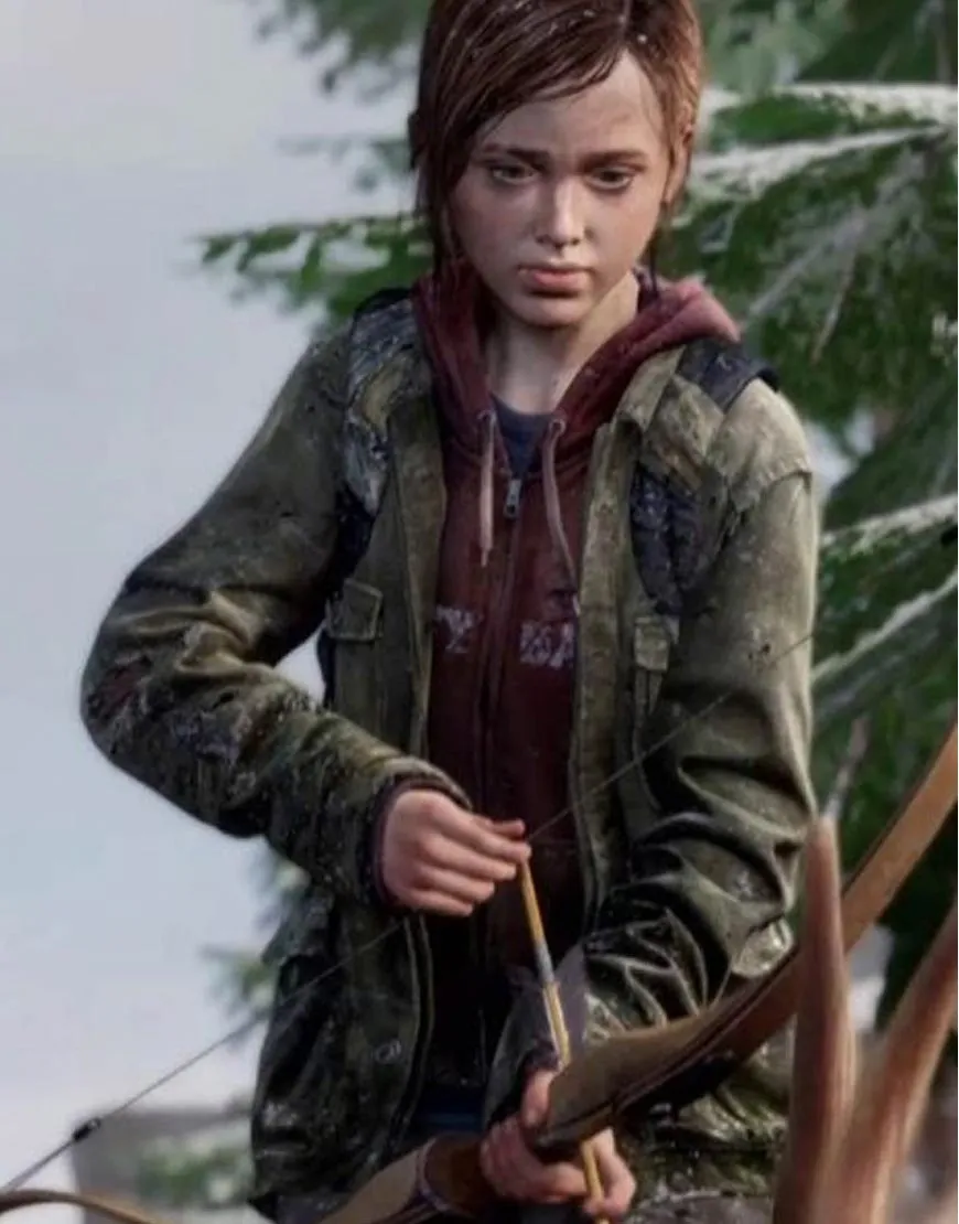 The Last Of Us Part II Ellie Jacket | Military Green Cotton Jacket | 55%OFF