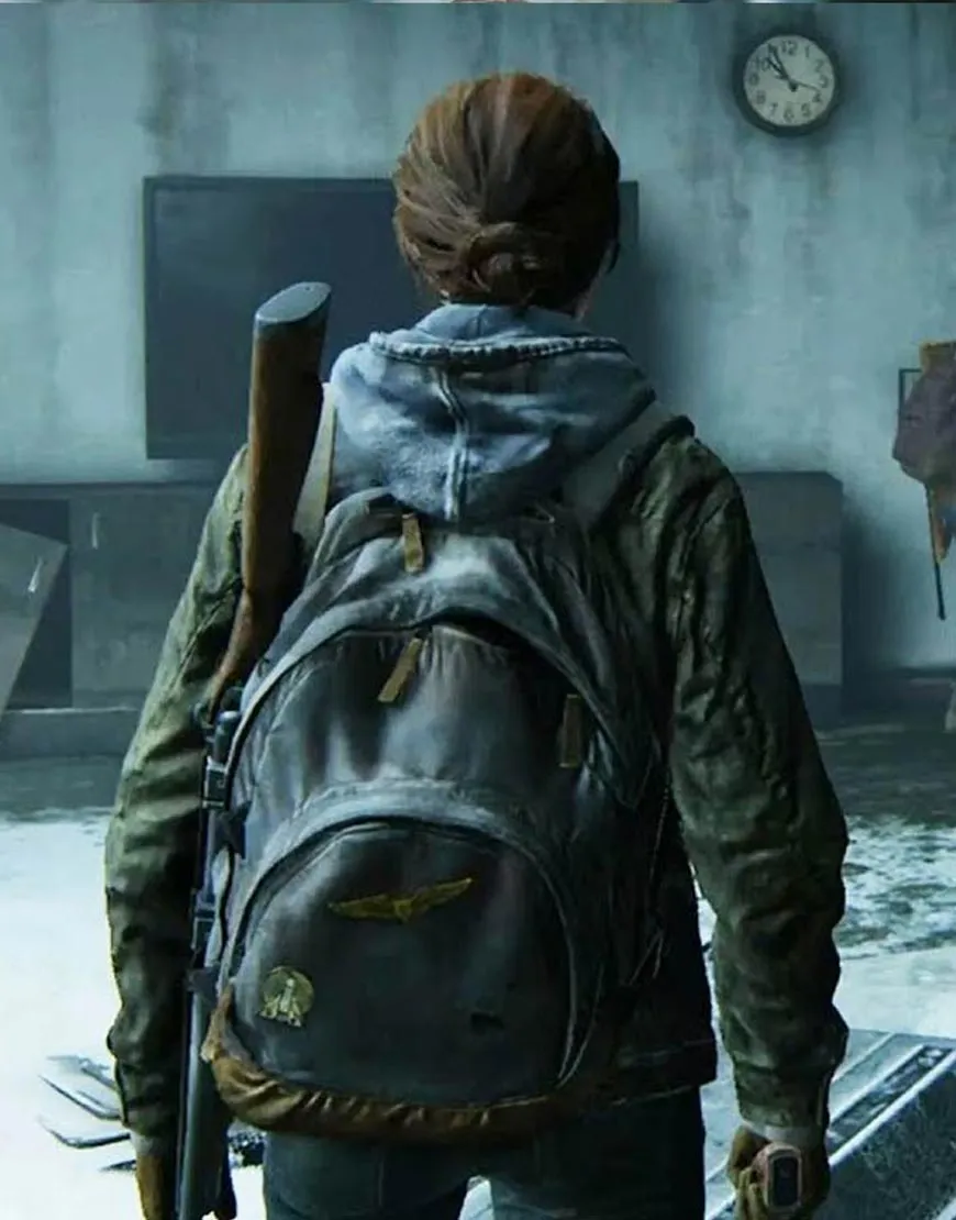 The Last Of Us Part II Ellie Jacket | Military Green Cotton Jacket | 55%OFF