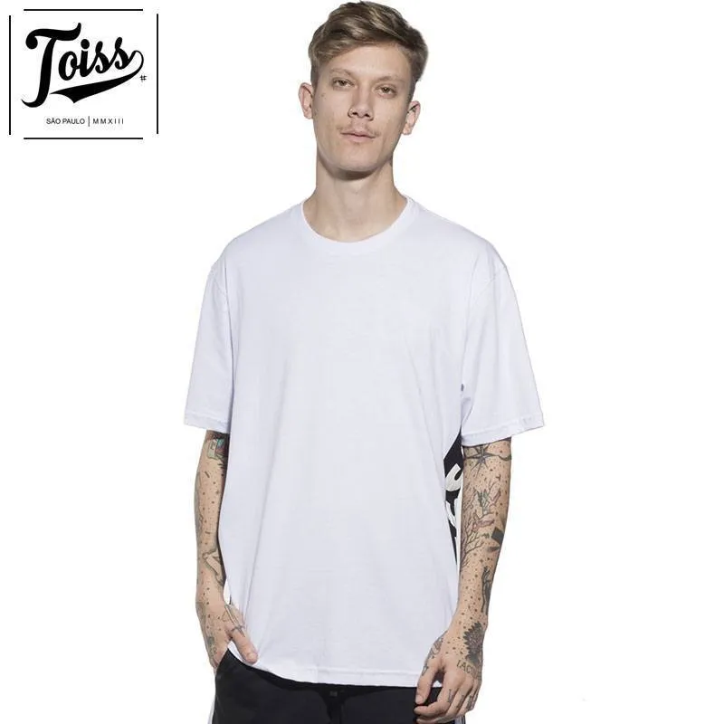 TOISS  |Street Style Plain Cotton Short Sleeves Logo T-Shirts