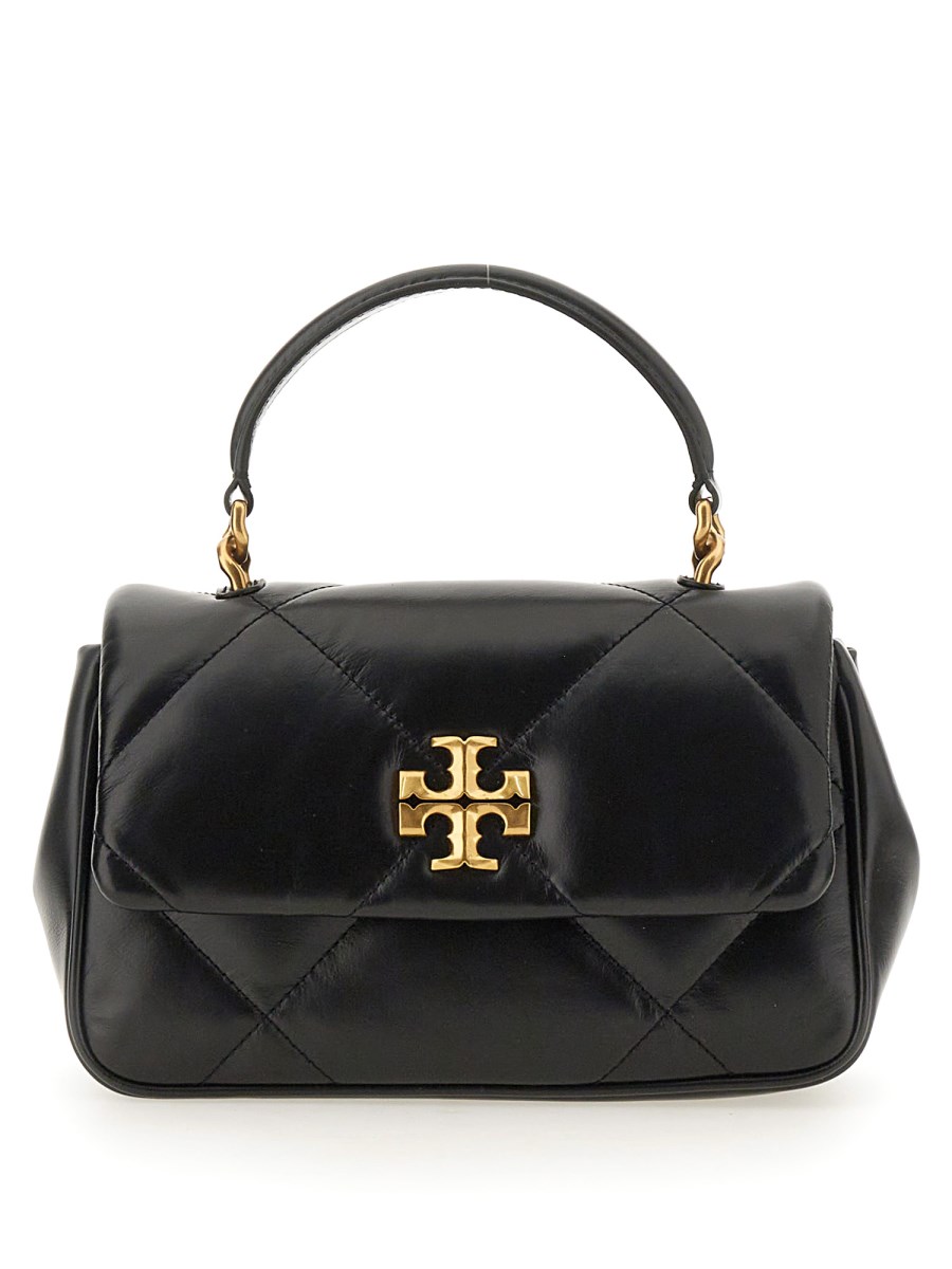 TORY BURCH    KIRA BAG WITH TRAPEZE QUILTING AND TOP HANDLE