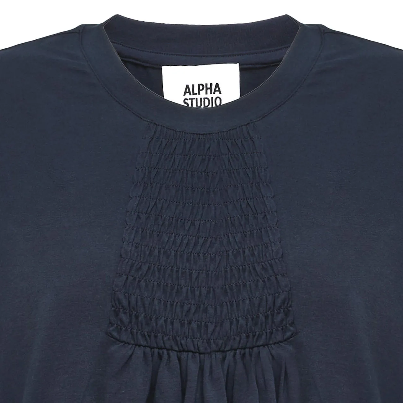 TSHIRT SMOCK Donna Blu Notte