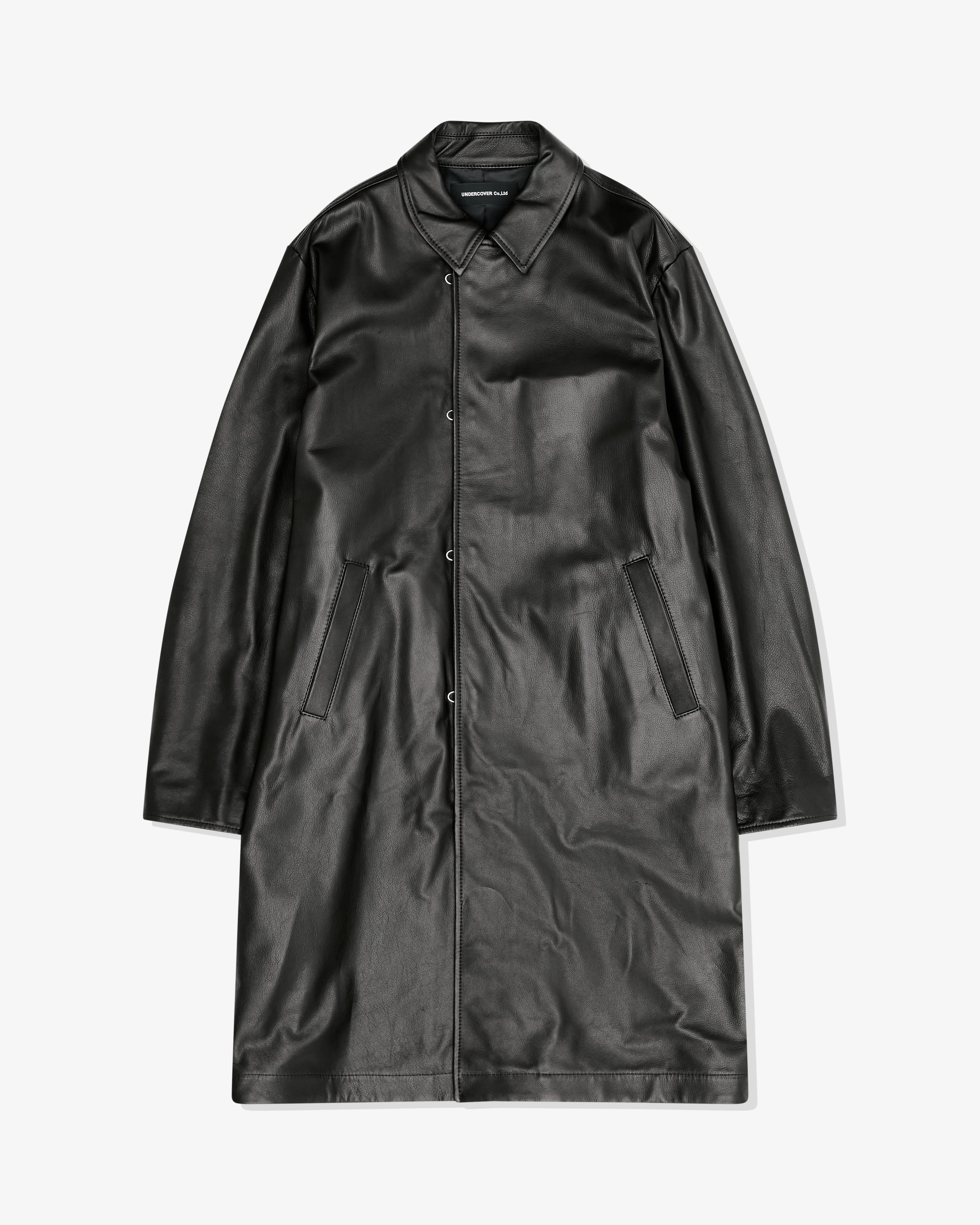 Undercover - Men's Leather Coat - (Black)