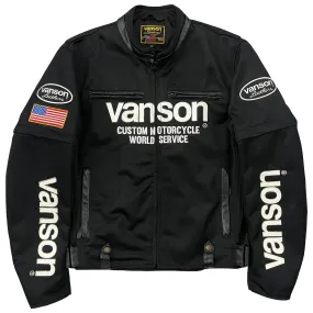 Vanson Leathers Motorcycle Mesh Racer Jacket