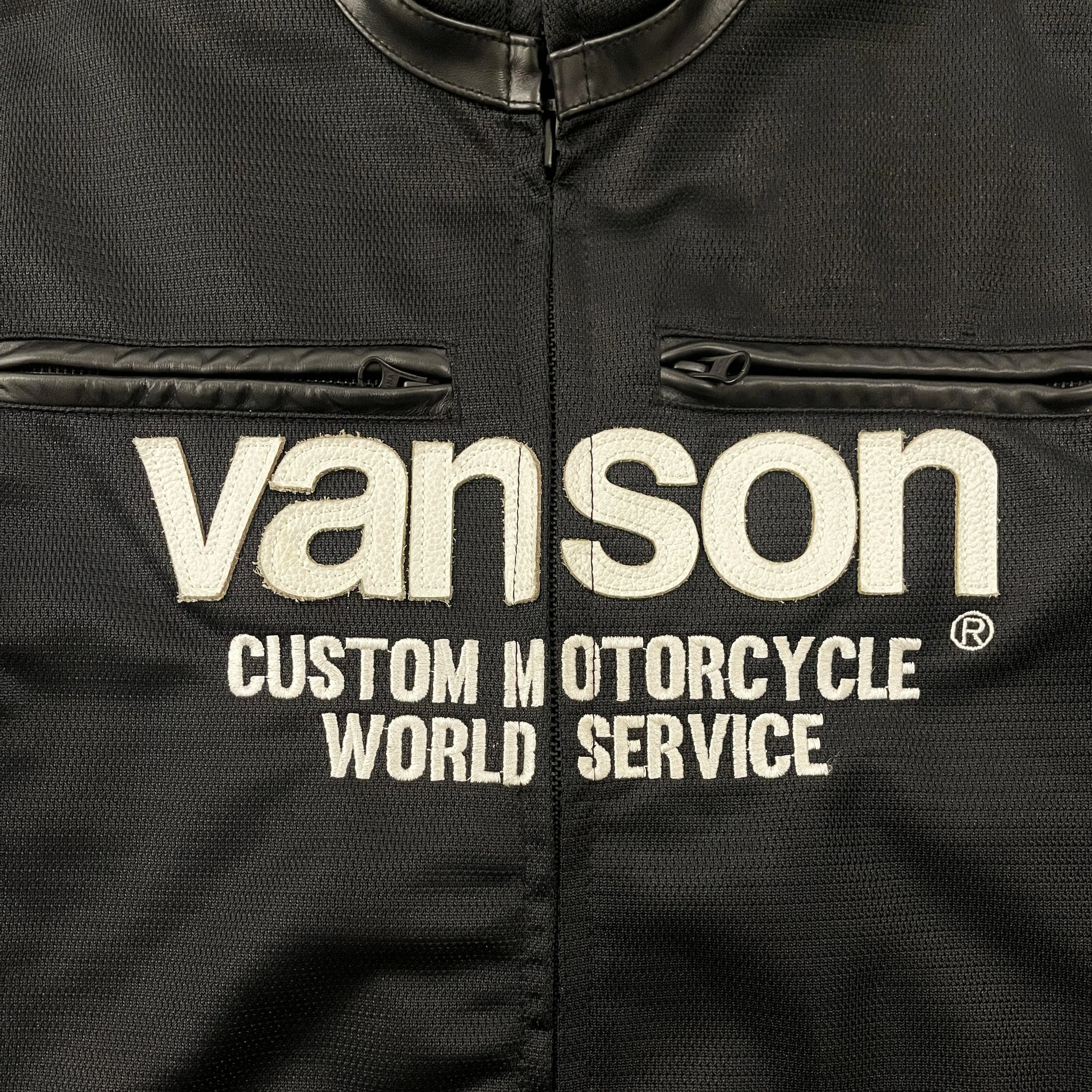 Vanson Leathers Motorcycle Mesh Racer Jacket