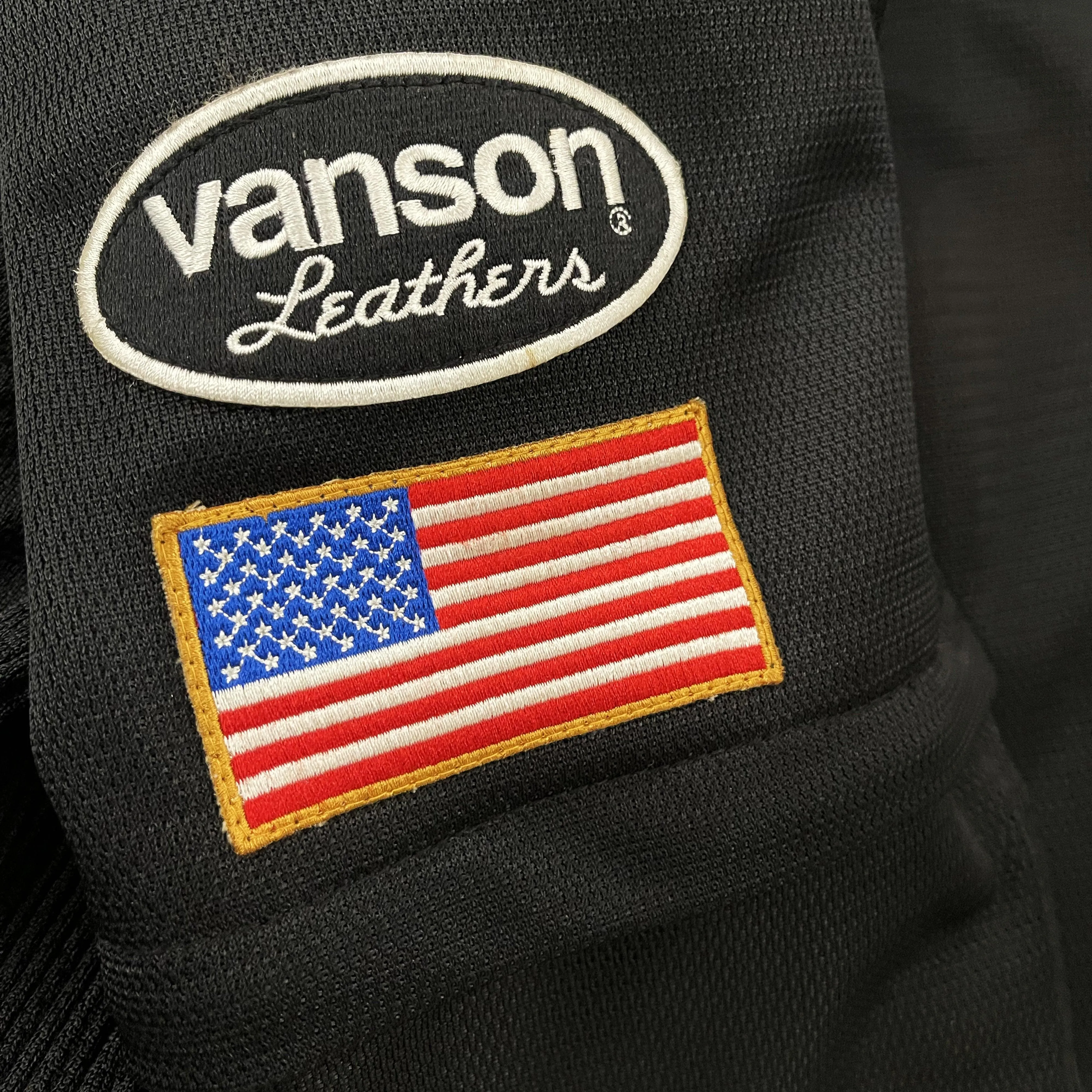 Vanson Leathers Motorcycle Mesh Racer Jacket