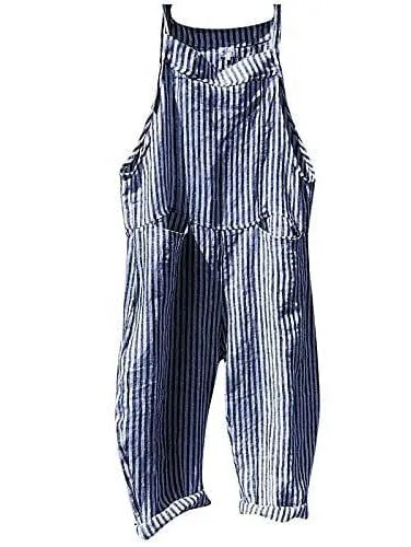 Versatile Backless Jumpsuits with Plaid and Lattice Patterns for Women