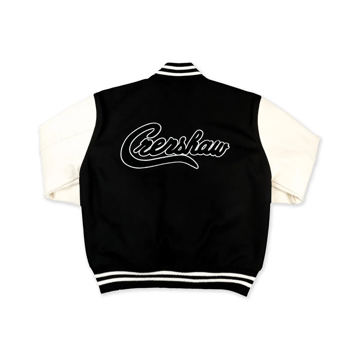 Victory Crenshaw Letterman Jacket - Black