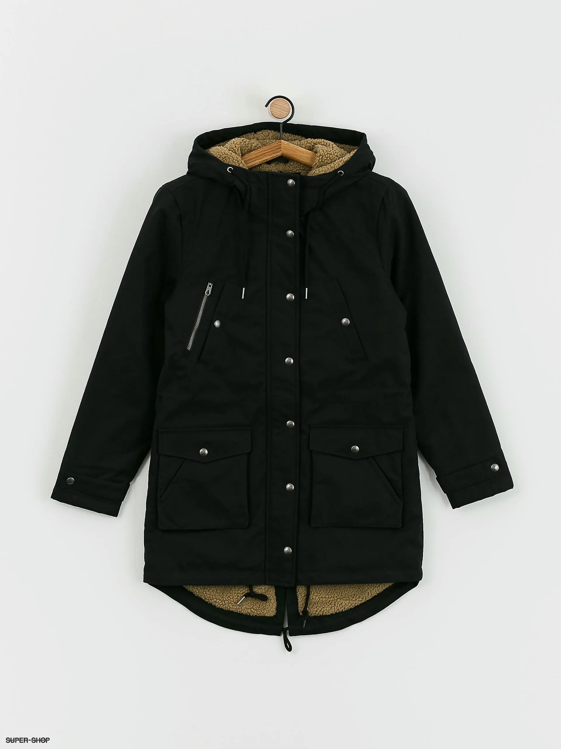 Volcom Walk On By 5K Parka Jacket Wmn (black)