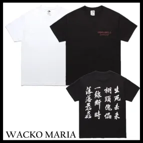 WACKO MARIA  |Plain Cotton Short Sleeves T-Shirts