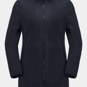 Womens High Curl Fleece Coat 