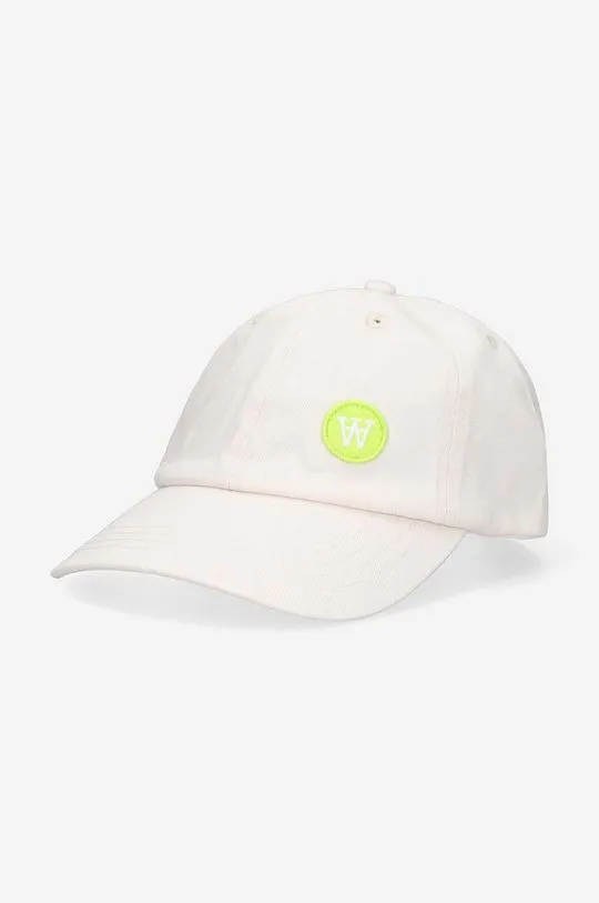 Wood Wood cotton baseball cap Eli white color