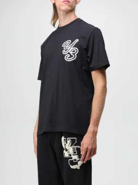 Y-3  |Unisex Street Style Cotton Short Sleeves Logo Designers