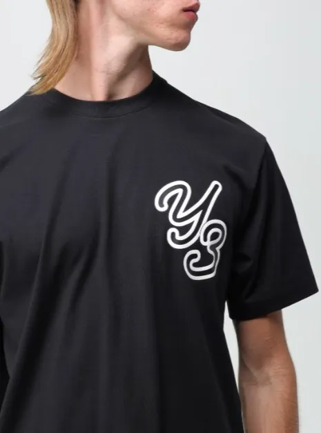 Y-3  |Unisex Street Style Cotton Short Sleeves Logo Designers