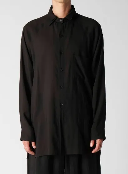 Yohji Yamamoto  |Street Style Long Sleeves Plain Designers Shirts