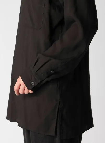 Yohji Yamamoto  |Street Style Long Sleeves Plain Designers Shirts