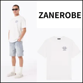 ZANEROBE  |Unisex Street Style Plain Cotton Short Sleeves Oversized